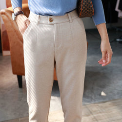 SOPHISTICATED SAND TROUSERS