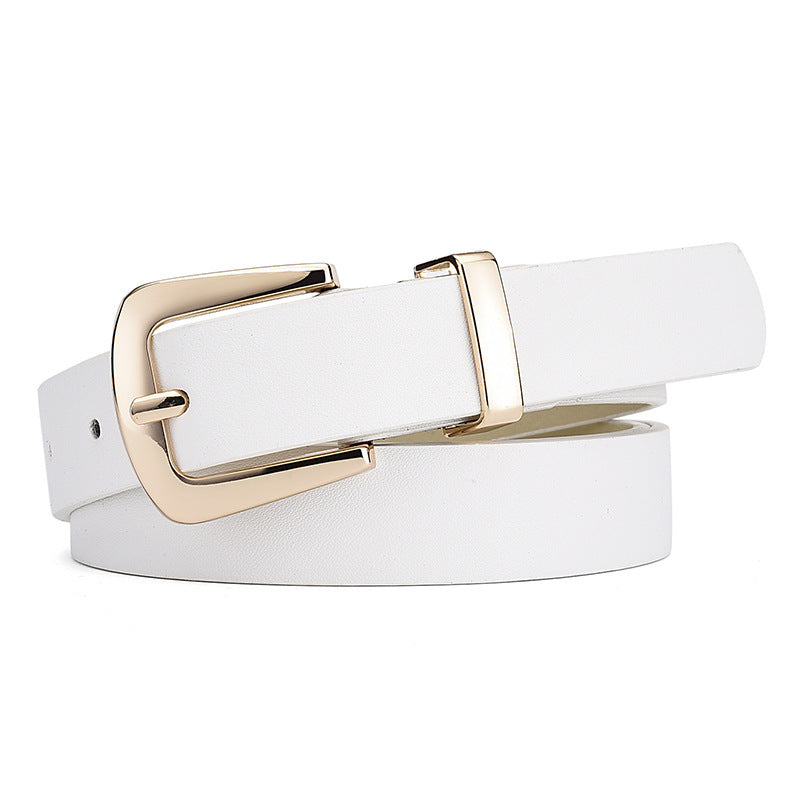 THE SLEEK GOLD BUCKLE BELT