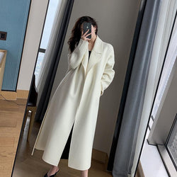 THE ELEGANT IVORY LONG COAT