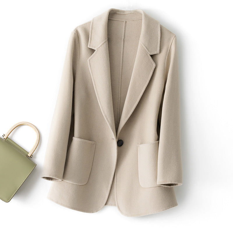 THE CLASSIC CAMEL BLAZER COAT